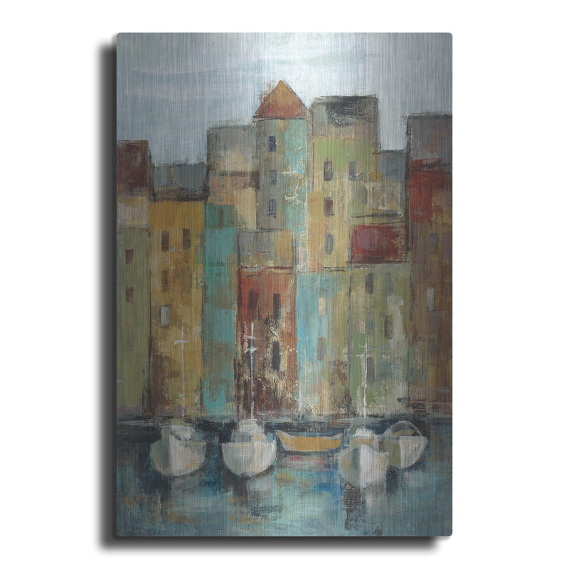 'Old Town Port 1' by Silvia Vassileva – Metal Wall Art