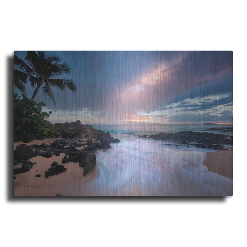 'Beach Calm' by Dennis Frates – Metal Wall Art