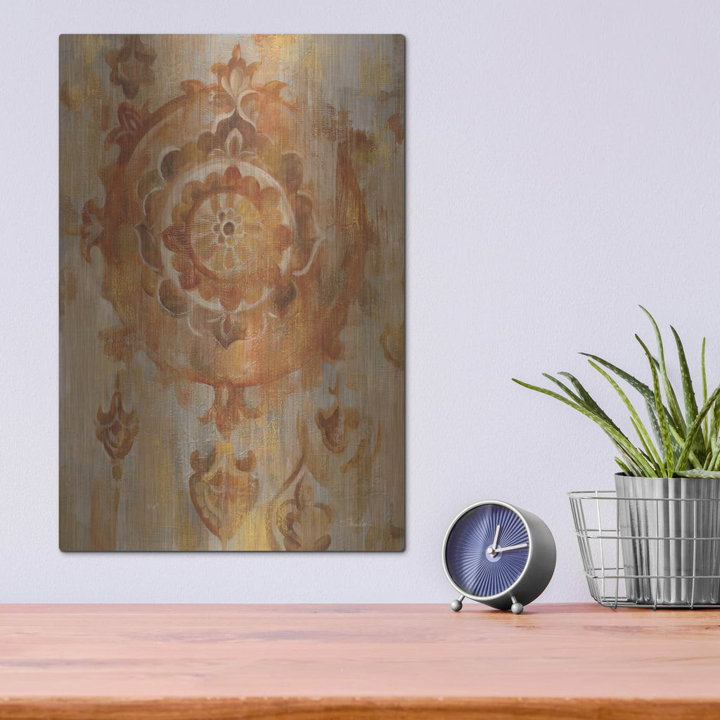 'Old World Motif' by Silvia Vassileva – Metal Wall Art, 12x16 room view