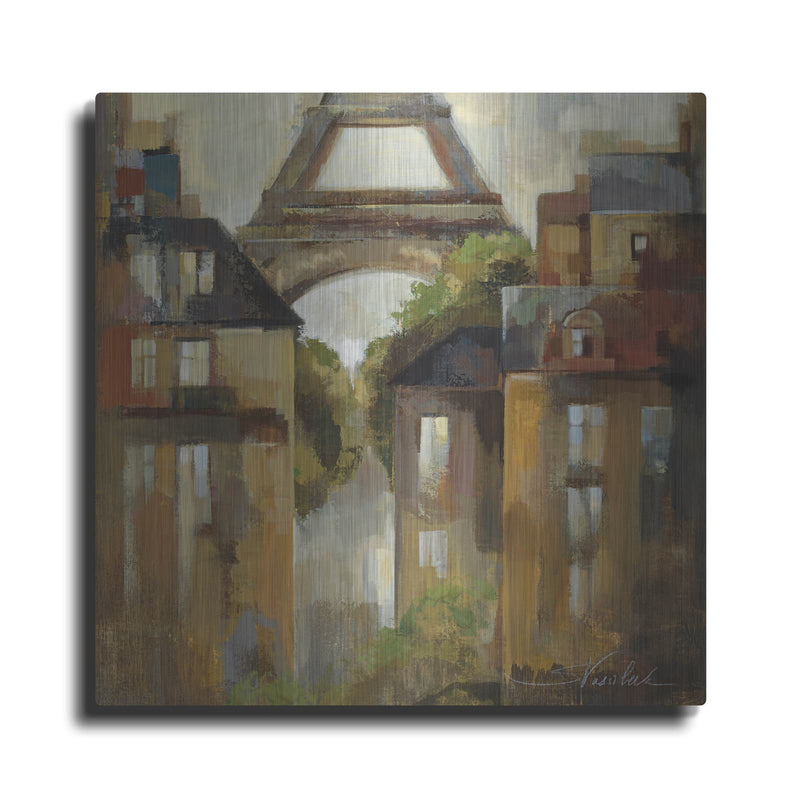 'Paris Late Summer' by Silvia Vassileva – Metal Wall Art
