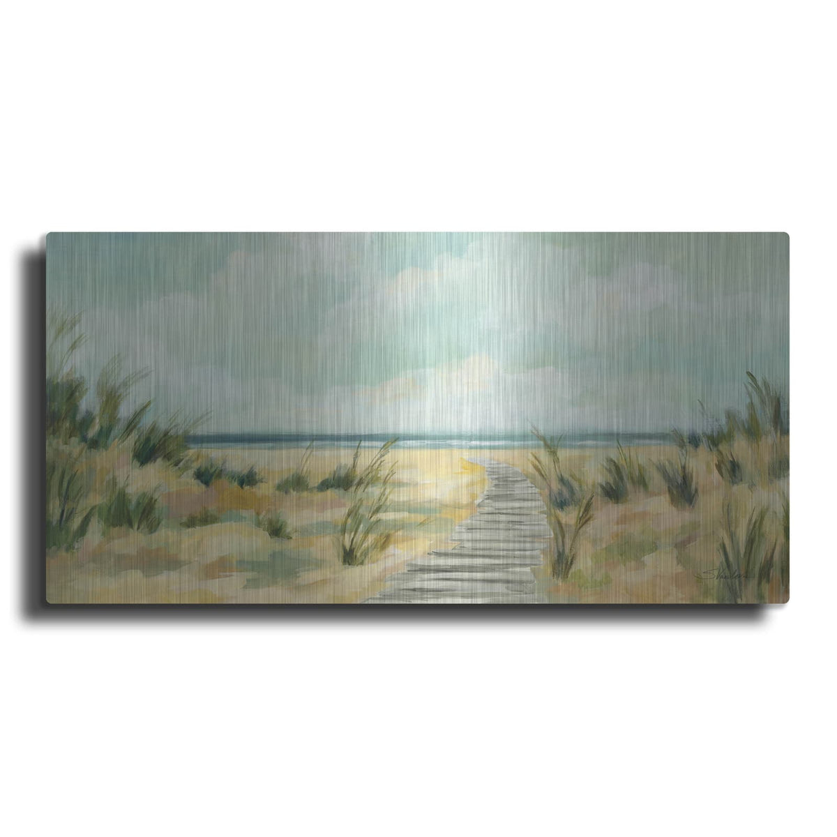'Path Through The Dunes' by Silvia Vassileva – Metal Wall Art