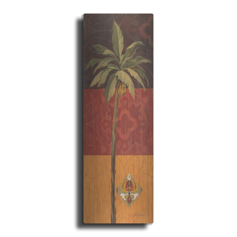 'Patterned Moroccan Palm 2' by Silvia Vassileva – Metal Wall Art