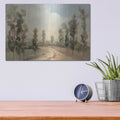'Poplars by The Road' by Silvia Vassileva – Metal Wall Art, 16x12 room view