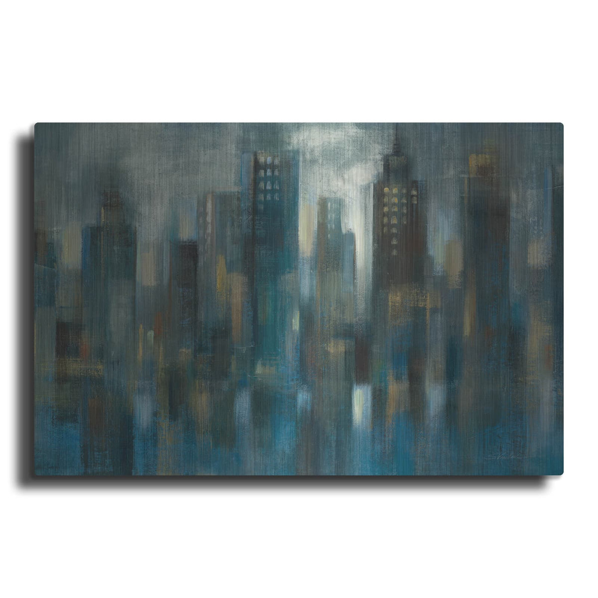'Rhythmic Reflection C' by Silvia Vassileva – Metal Wall Art