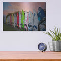 'Surf Time' by Dennis Frates – Metal Wall Art, 16x12 room view