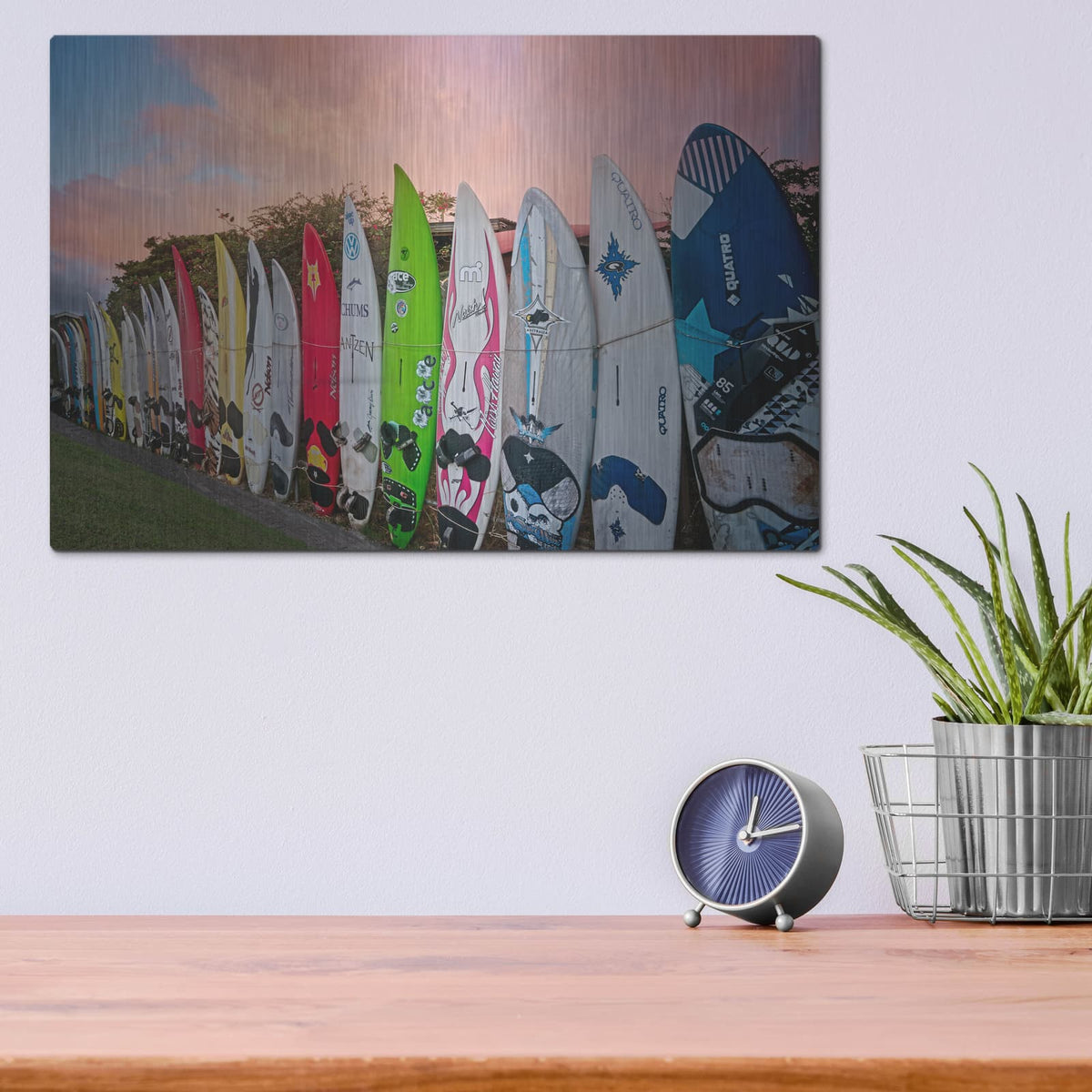 'Surf Time' by Dennis Frates – Metal Wall Art, 16x12 room view