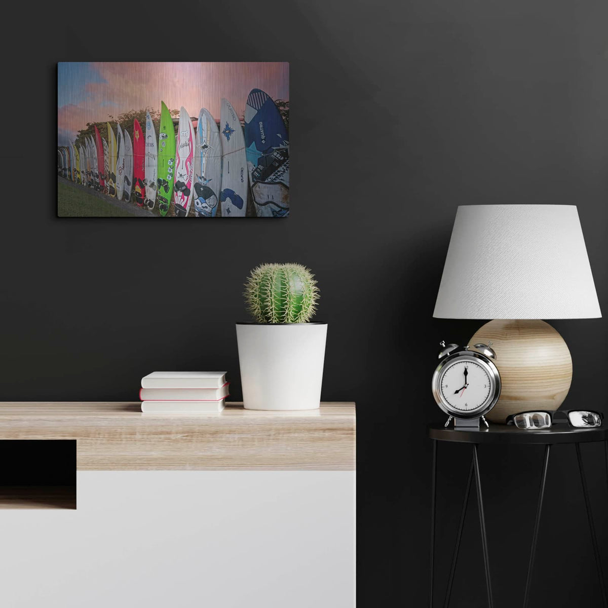 'Surf Time' by Dennis Frates – Metal Wall Art, 24x16 room view