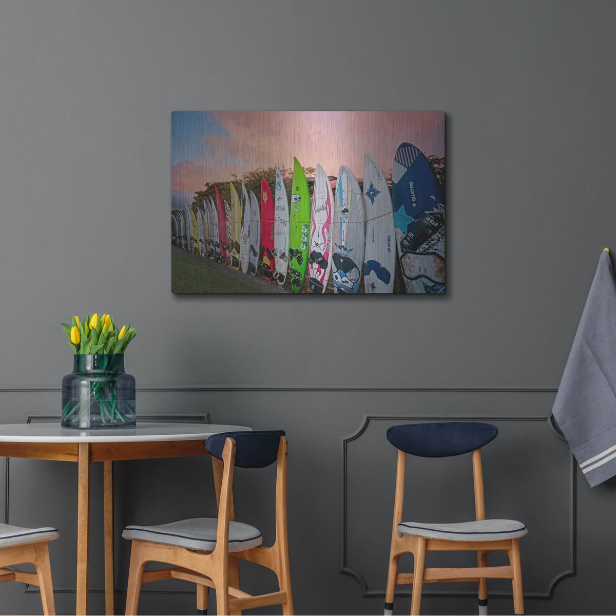 'Surf Time' by Dennis Frates – Metal Wall Art, 36x24 room view
