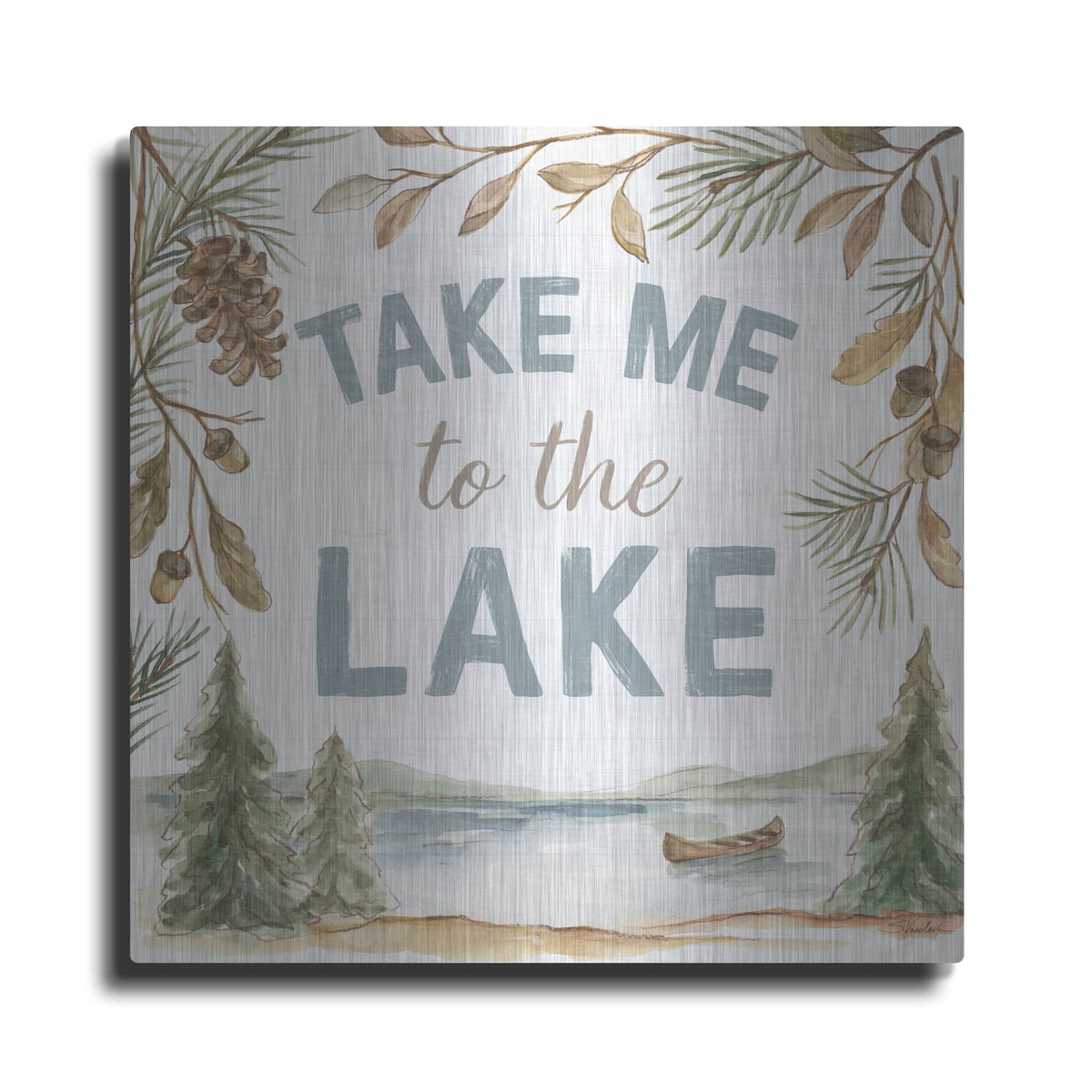'Rustic Retreat 2' by Silvia Vassileva – Metal Wall Art