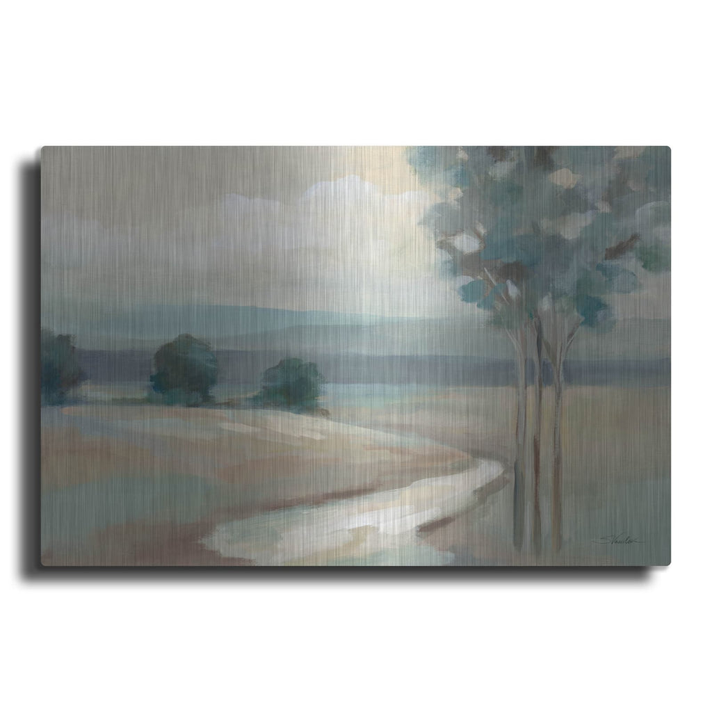 'Sage Trees' by Silvia Vassileva – Metal Wall Art