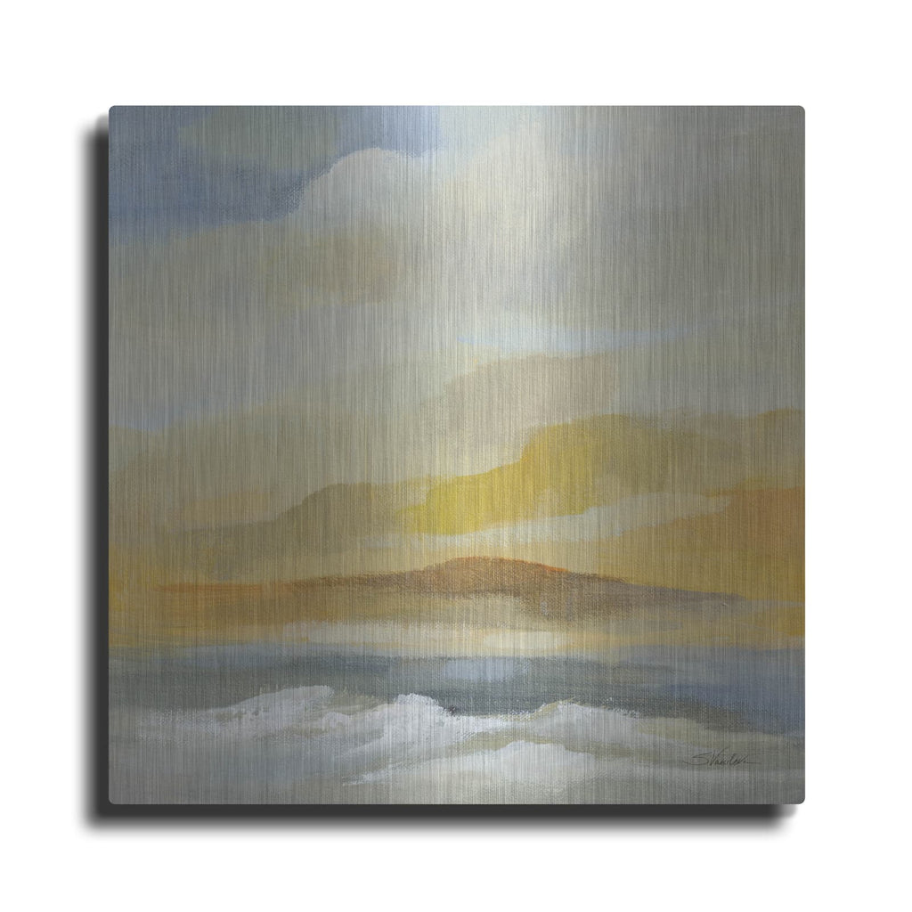 'Sandy Coast 1' by Silvia Vassileva – Metal Wall Art