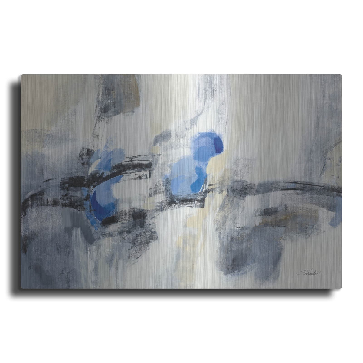 'Sapphire Sky' by Silvia Vassileva – Metal Wall Art