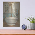 'Serene Bath 1' by Silvia Vassileva – Metal Wall Art, 12x16 room view