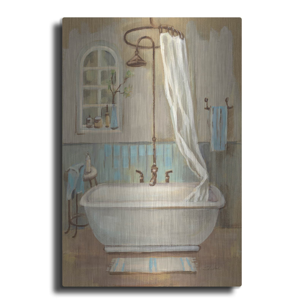 'Serene Bath 1' by Silvia Vassileva – Metal Wall Art