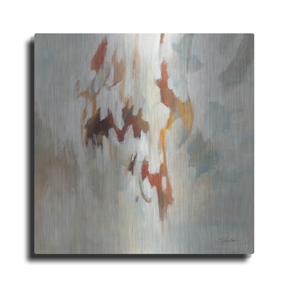 'Shadow Hues' by Silvia Vassileva – Metal Wall Art