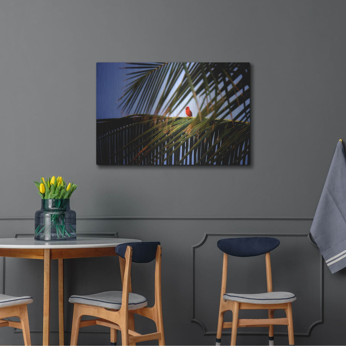 'Cardinal' by Dennis Frates – Metal Wall Art, 36x24 room view