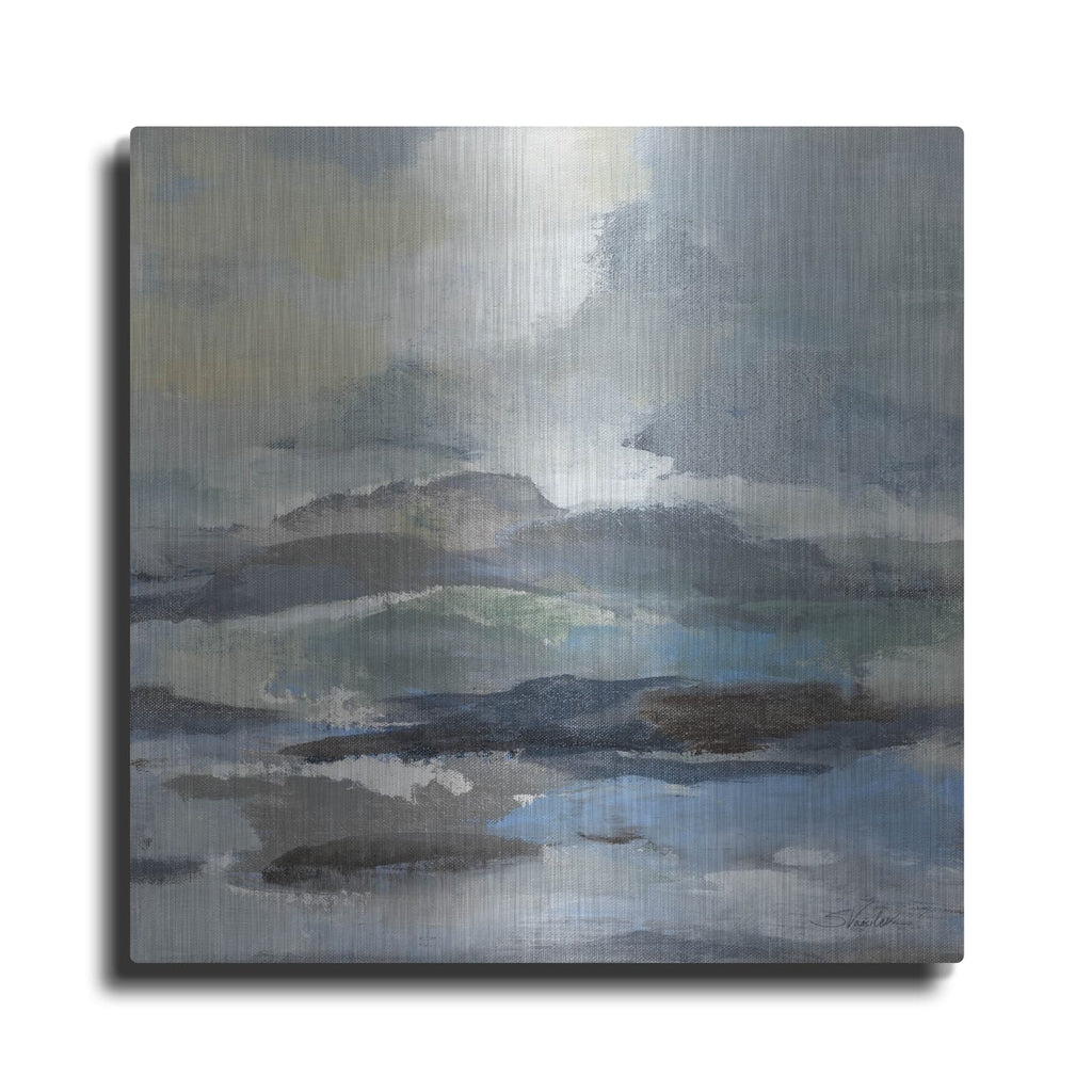 'Silver Lagoon 2' by Silvia Vassileva – Metal Wall Art
