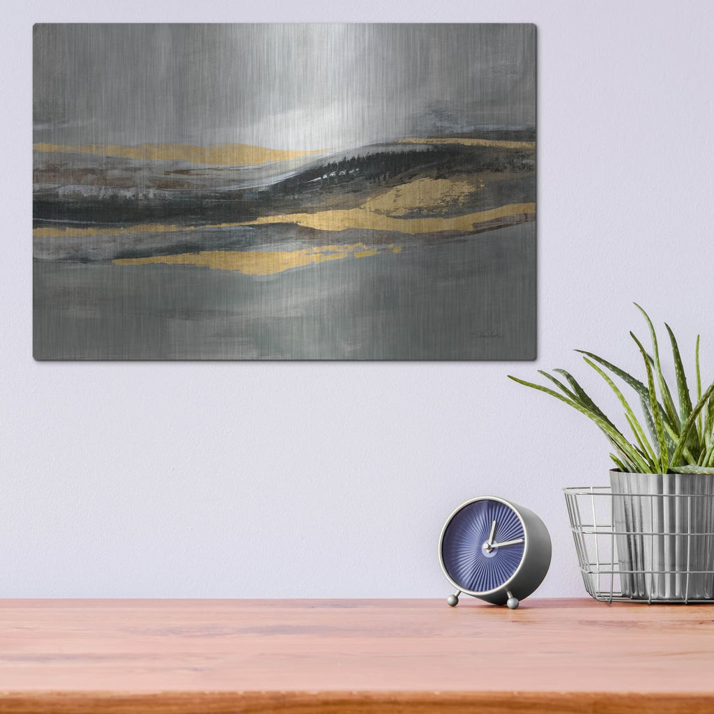 'Sparkling Snow' by Silvia Vassileva – Metal Wall Art, 16x12 room view