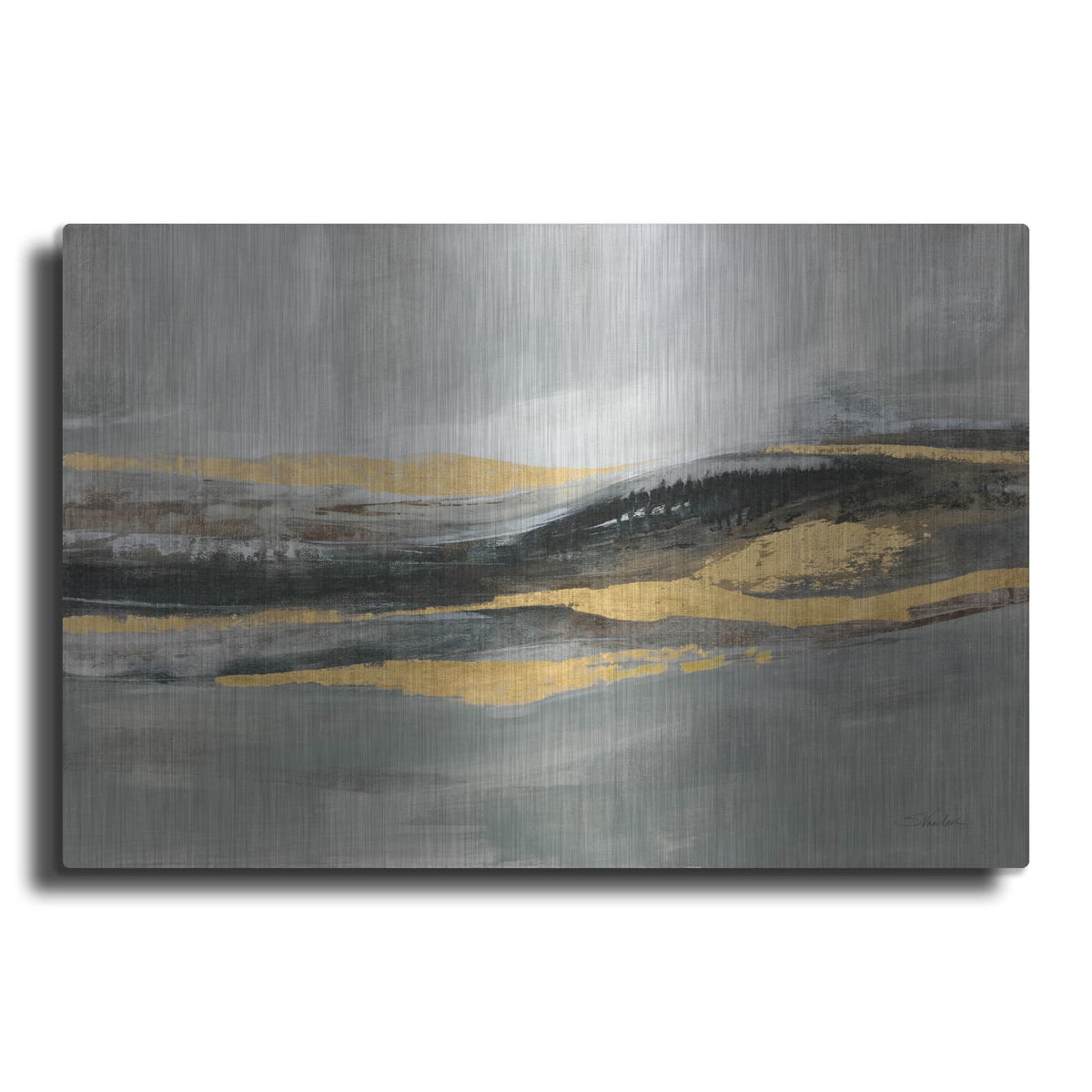 'Sparkling Snow' by Silvia Vassileva – Metal Wall Art