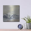 'Splashing Wave' by Silvia Vassileva – Metal Wall Art, 12x12 room view