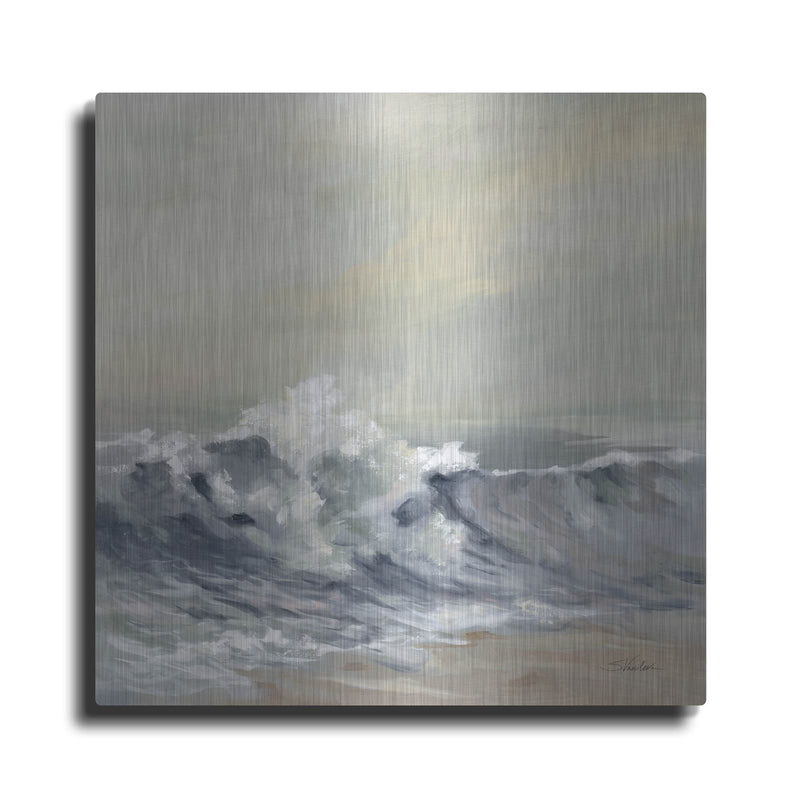 'Splashing Wave' by Silvia Vassileva – Metal Wall Art