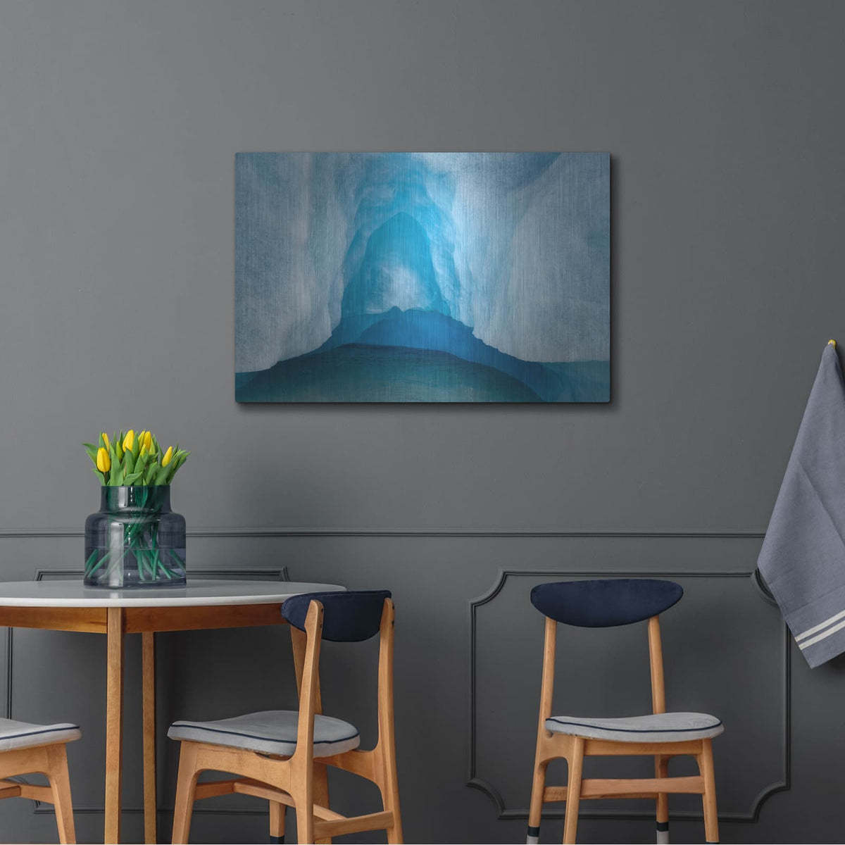 'Glacial' by Dennis Frates – Metal Wall Art, 36x24 room view