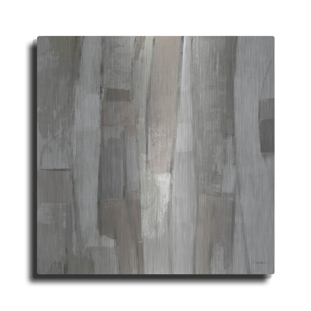'Spring Stream Neutral' by Silvia Vassileva – Metal Wall Art