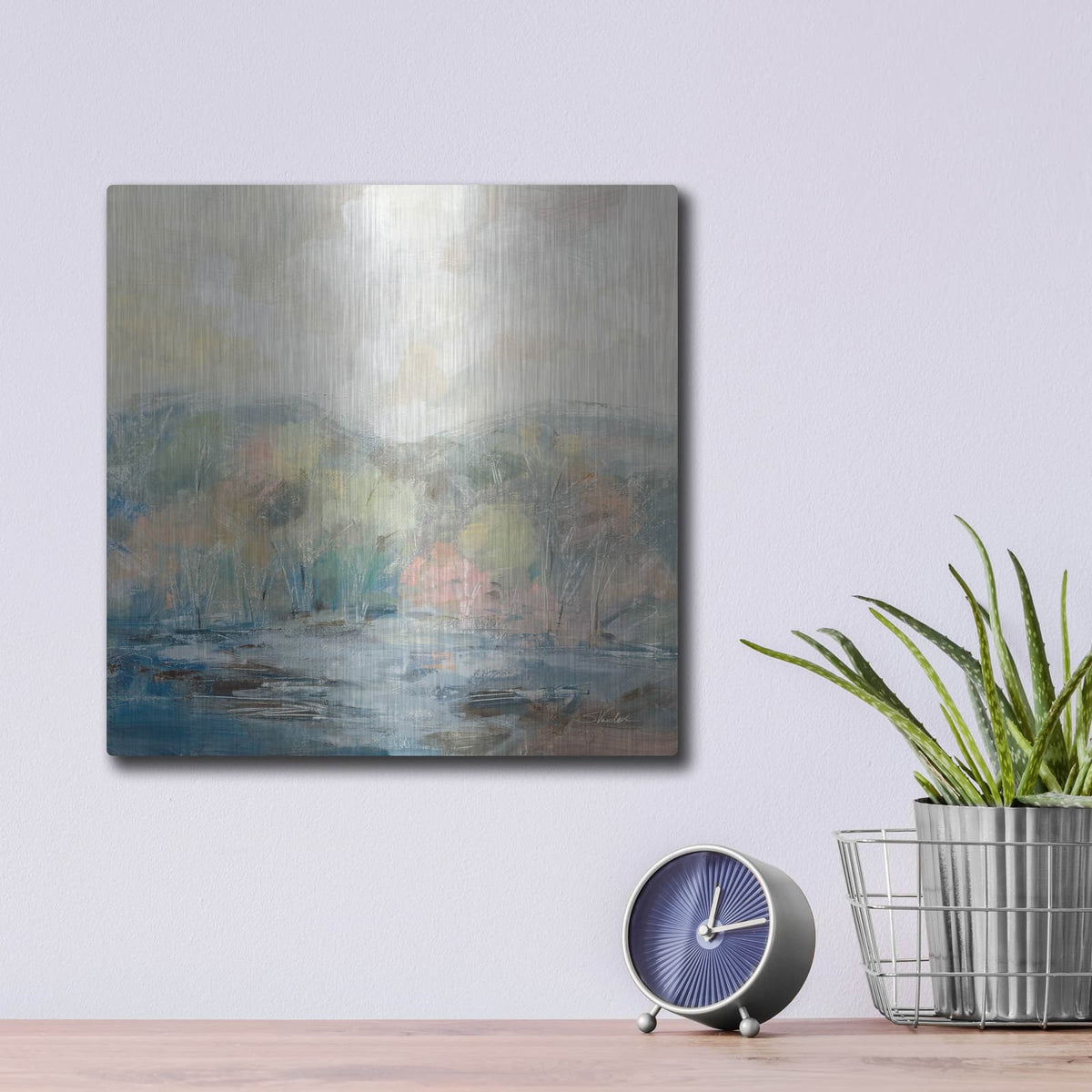 'Spring Tale' by Silvia Vassileva – Metal Wall Art, 12x12 room view
