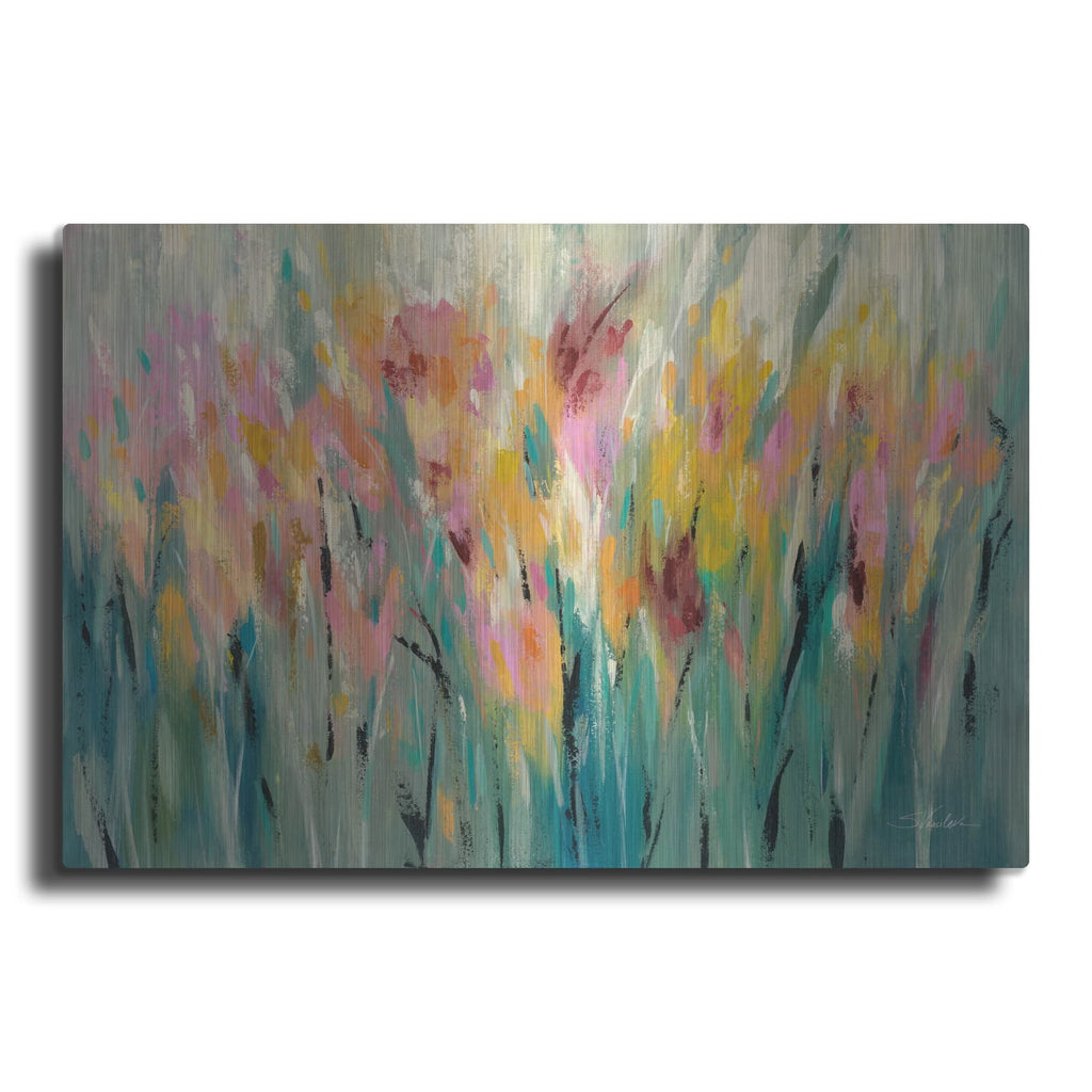 'Summer Garden Joy' by Silvia Vassileva – Metal Wall Art