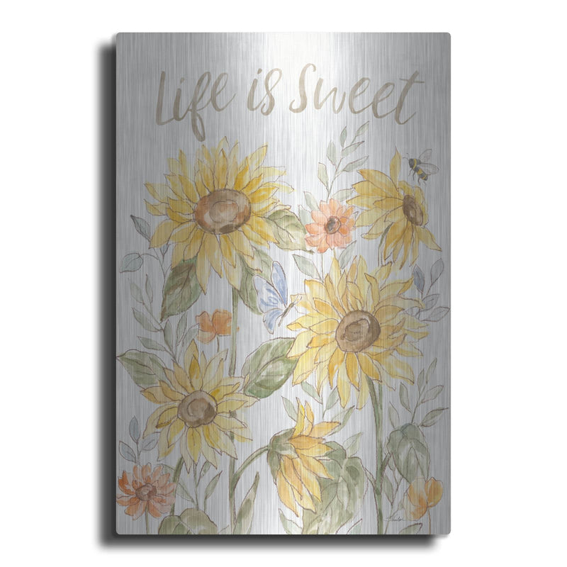 'Sunny Blooms 2' by Silvia Vassileva – Metal Wall Art