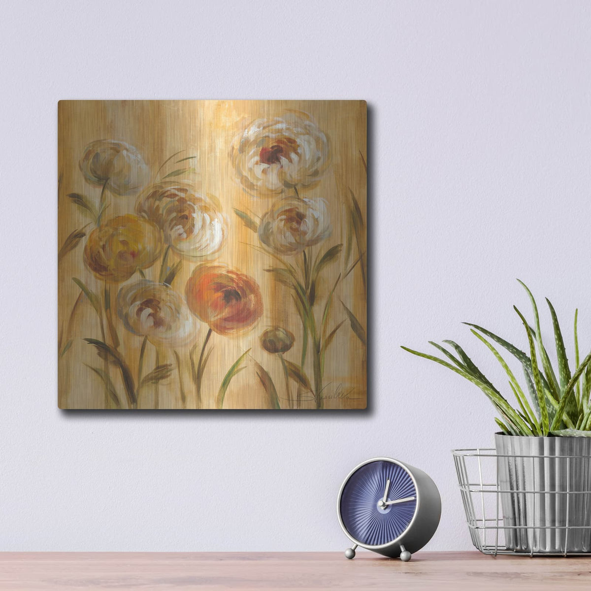 'Sunshine Mums 2' by Silvia Vassileva – Metal Wall Art, 12x12 room view
