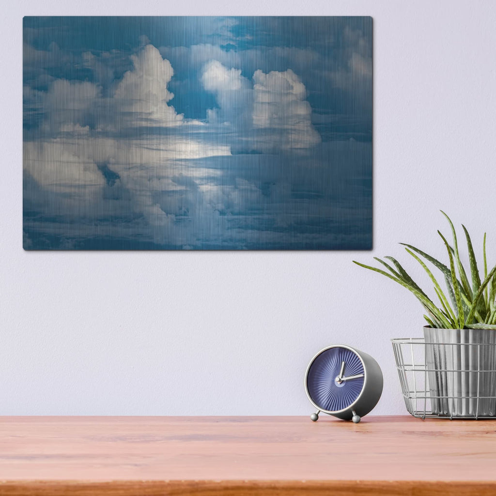 'In the Clouds' by Dennis Frates – Metal Wall Art, 16x12 room view