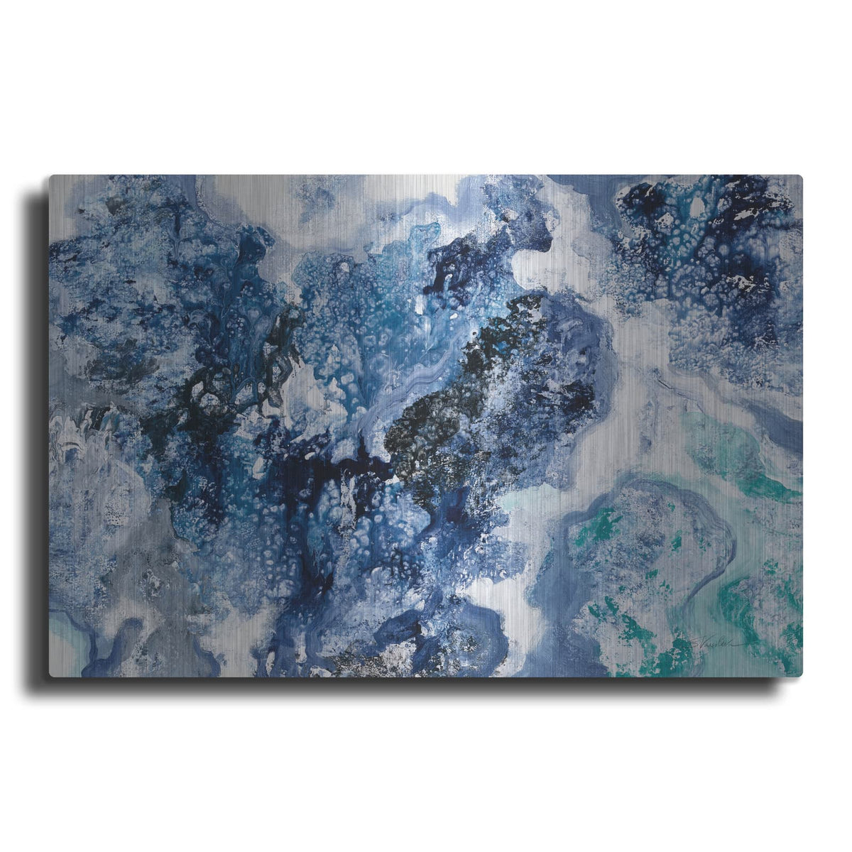 'Tidal Reflection C' by Silvia Vassileva – Metal Wall Art