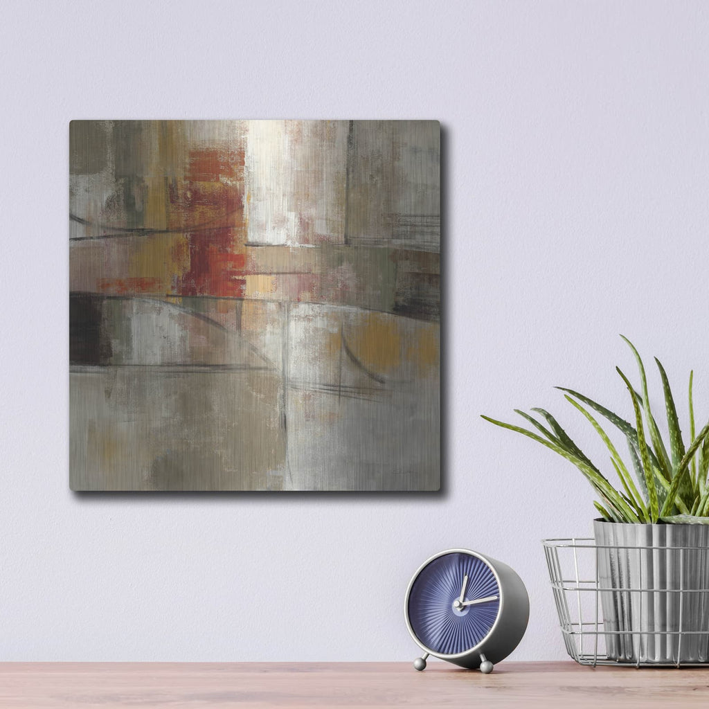 'Trajectory' by Silvia Vassileva – Metal Wall Art, 12x12 room view