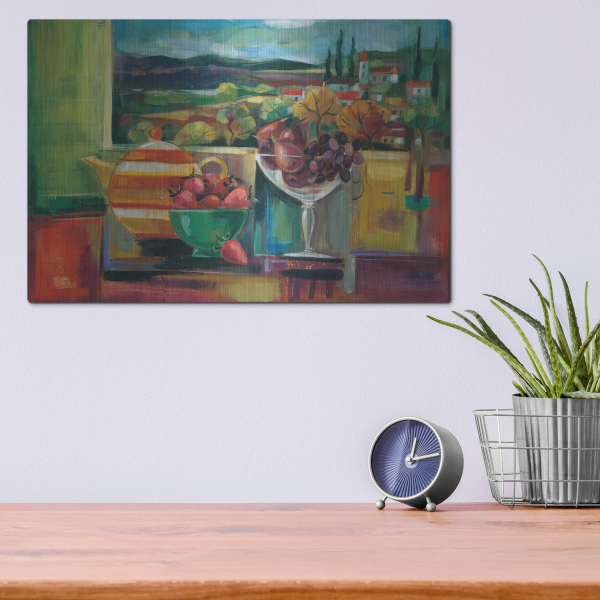 'View Through The Window C' by Silvia Vassileva – Metal Wall Art, 16x12 room view