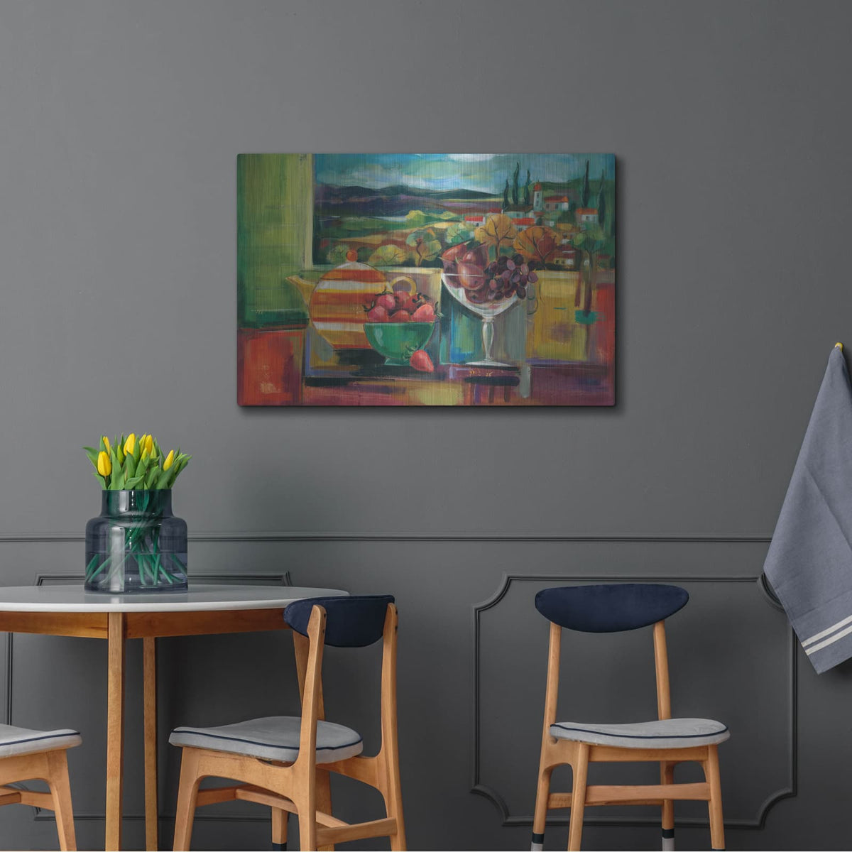 'View Through The Window C' by Silvia Vassileva – Metal Wall Art, 36x24 room view
