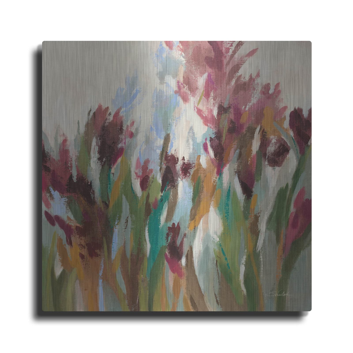 'Vintage Garden' by Silvia Vassileva – Metal Wall Art