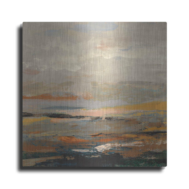 'Warm Bay 1' by Silvia Vassileva – Metal Wall Art