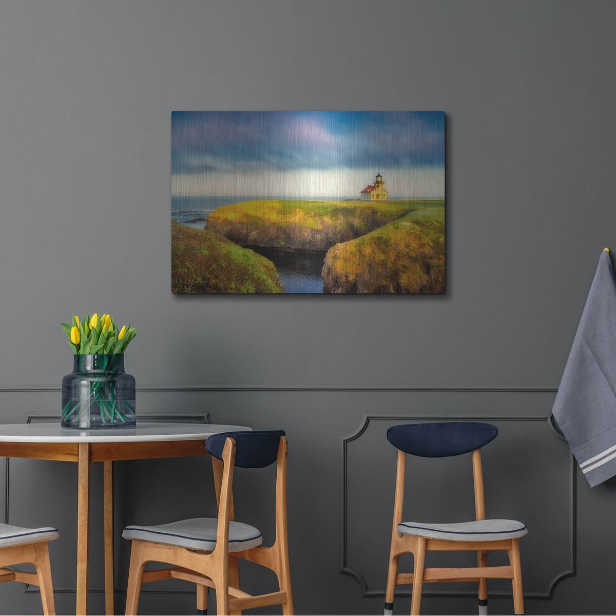 'Coastal' by Dennis Frates – Metal Wall Art, 36x24 room view