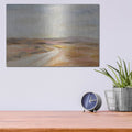 'White Desert Road' by Silvia Vassileva – Metal Wall Art, 16x12 room view