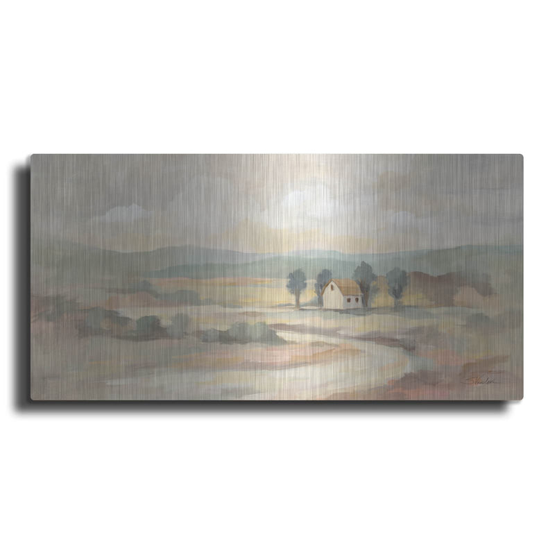 'White Road' by Silvia Vassileva – Metal Wall Art