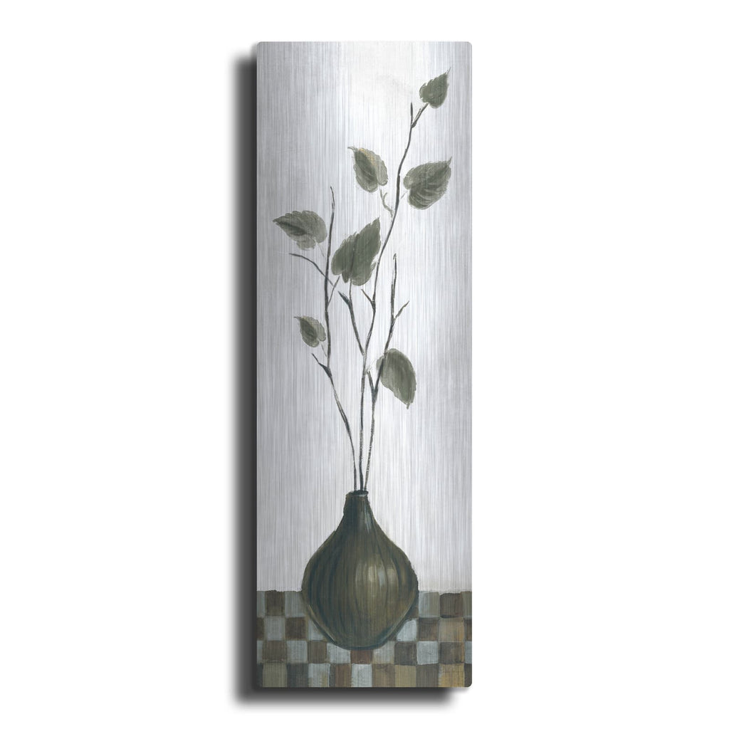 'Zen Panel 4 On White' by Silvia Vassileva – Metal Wall Art