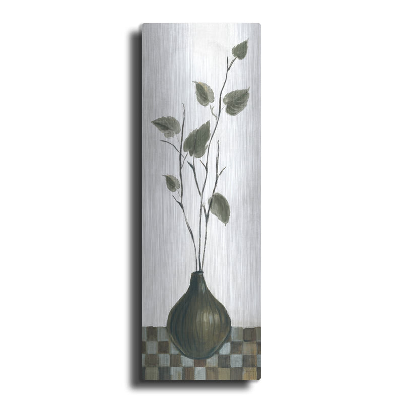 'Zen Panel 4 On White' by Silvia Vassileva – Metal Wall Art
