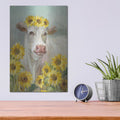 'A Cow In A Crown 2' by Danhui Nai – Metal Wall Art, 12x16 room view