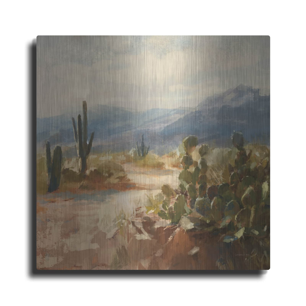 'A Desert Journey' by Danhui Nai – Metal Wall Art