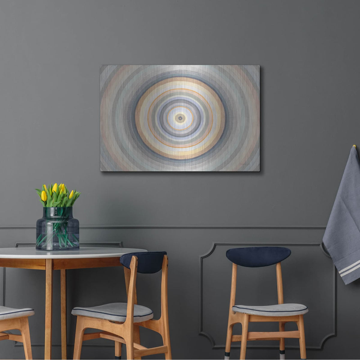 'A Peaceful Center' by Danhui Nai – Metal Wall Art, 36x24 room view