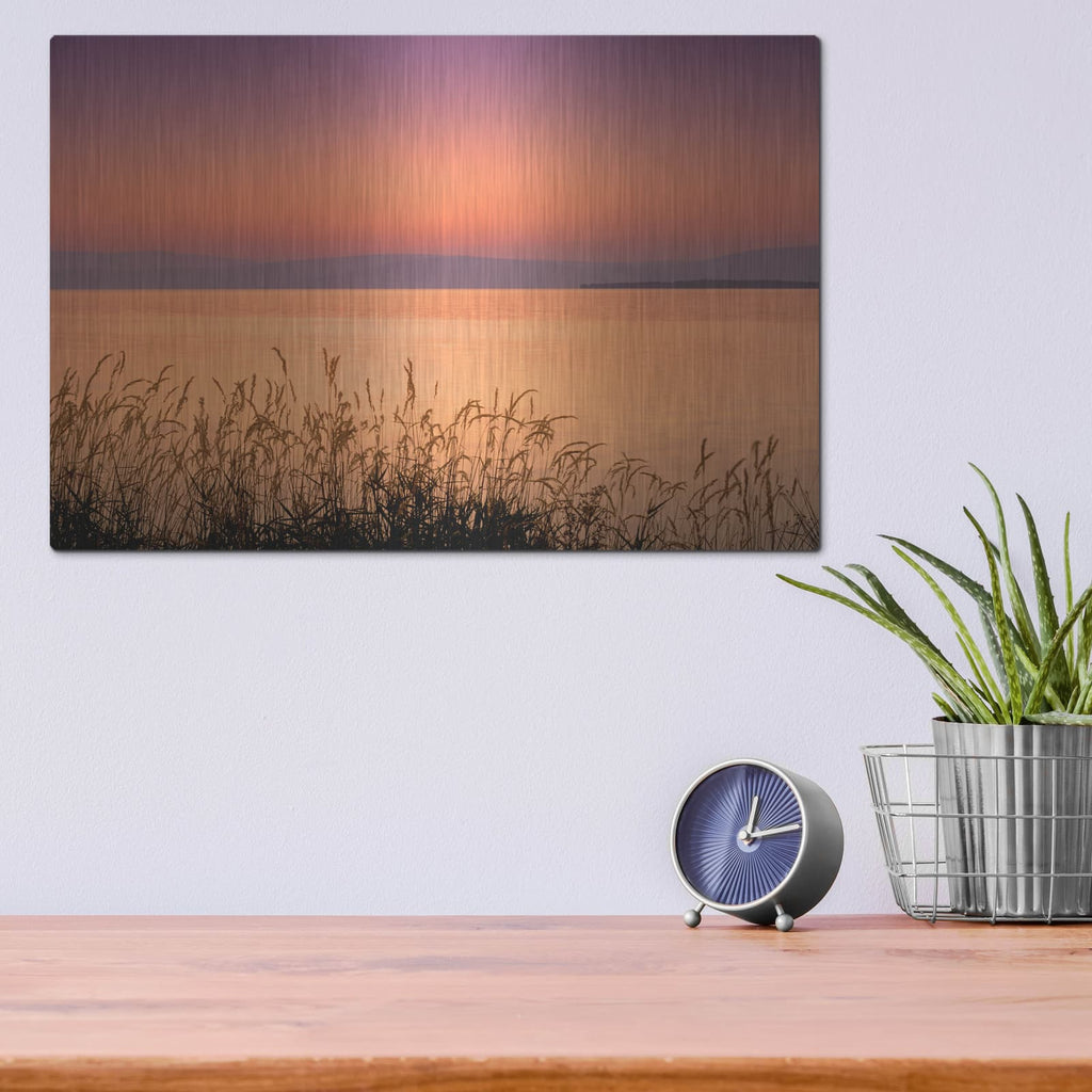 'Golden Hour' by Dennis Frates – Metal Wall Art, 16x12 room view