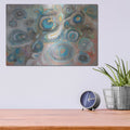'Abstract Stones' by Danhui Nai – Metal Wall Art, 16x12 room view