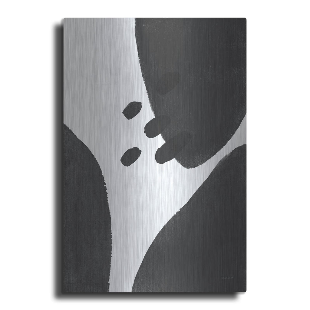 'Abstract Tidepool 1 Black' by Danhui Nai – Metal Wall Art