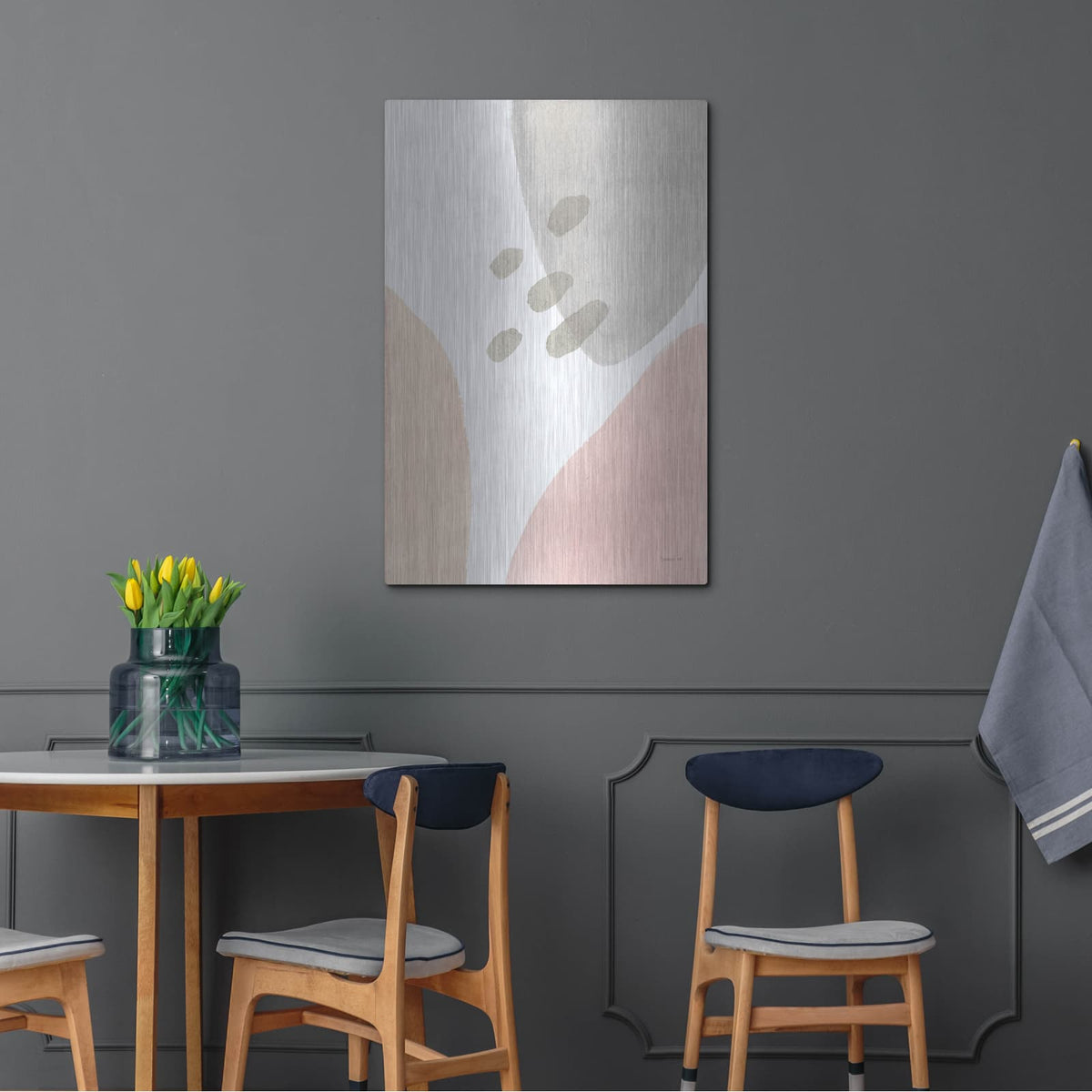 'Abstract Tidepool 1' by Danhui Nai – Metal Wall Art, 24x36 room view